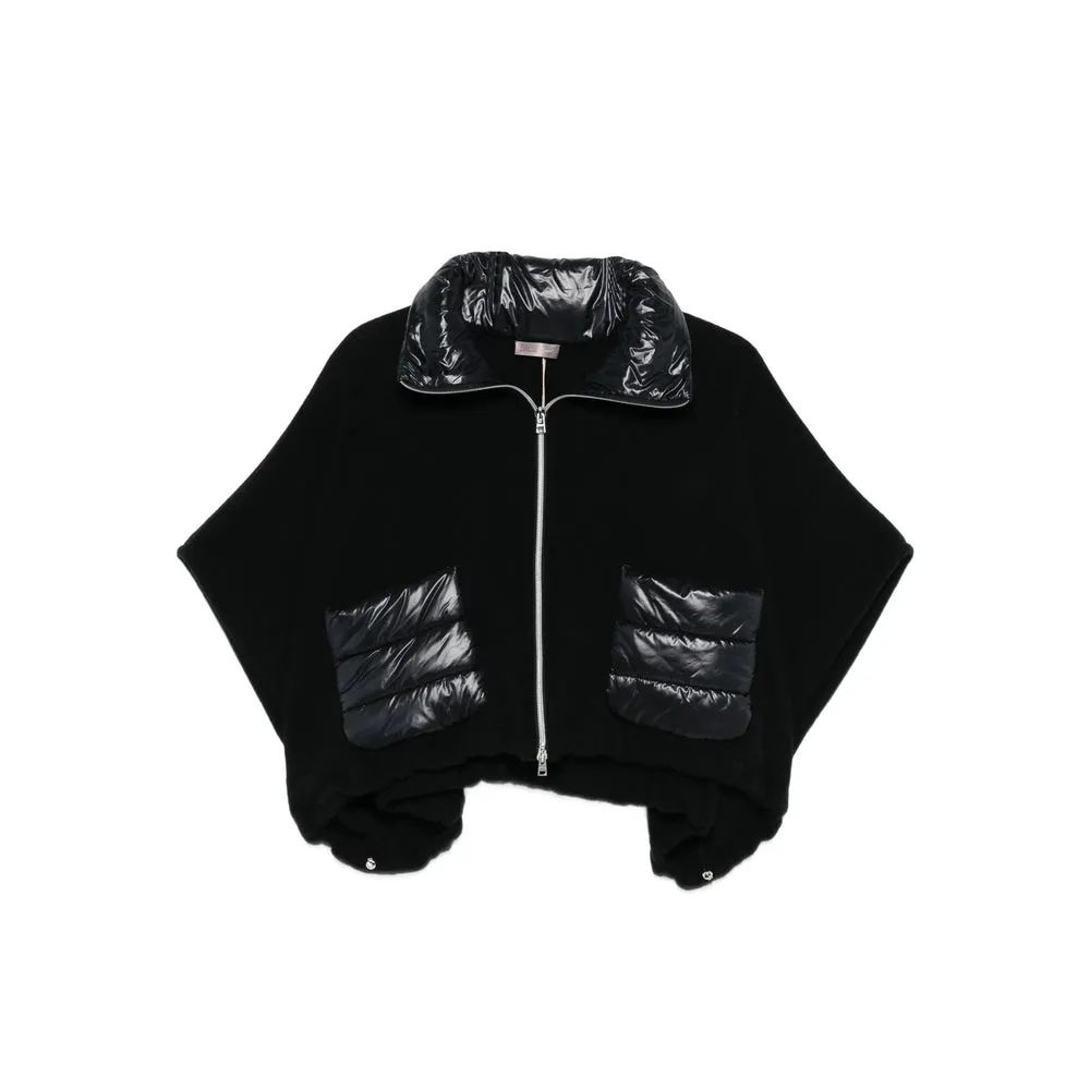 Cape with Quilted Panels Black sold by Lord & Taylor