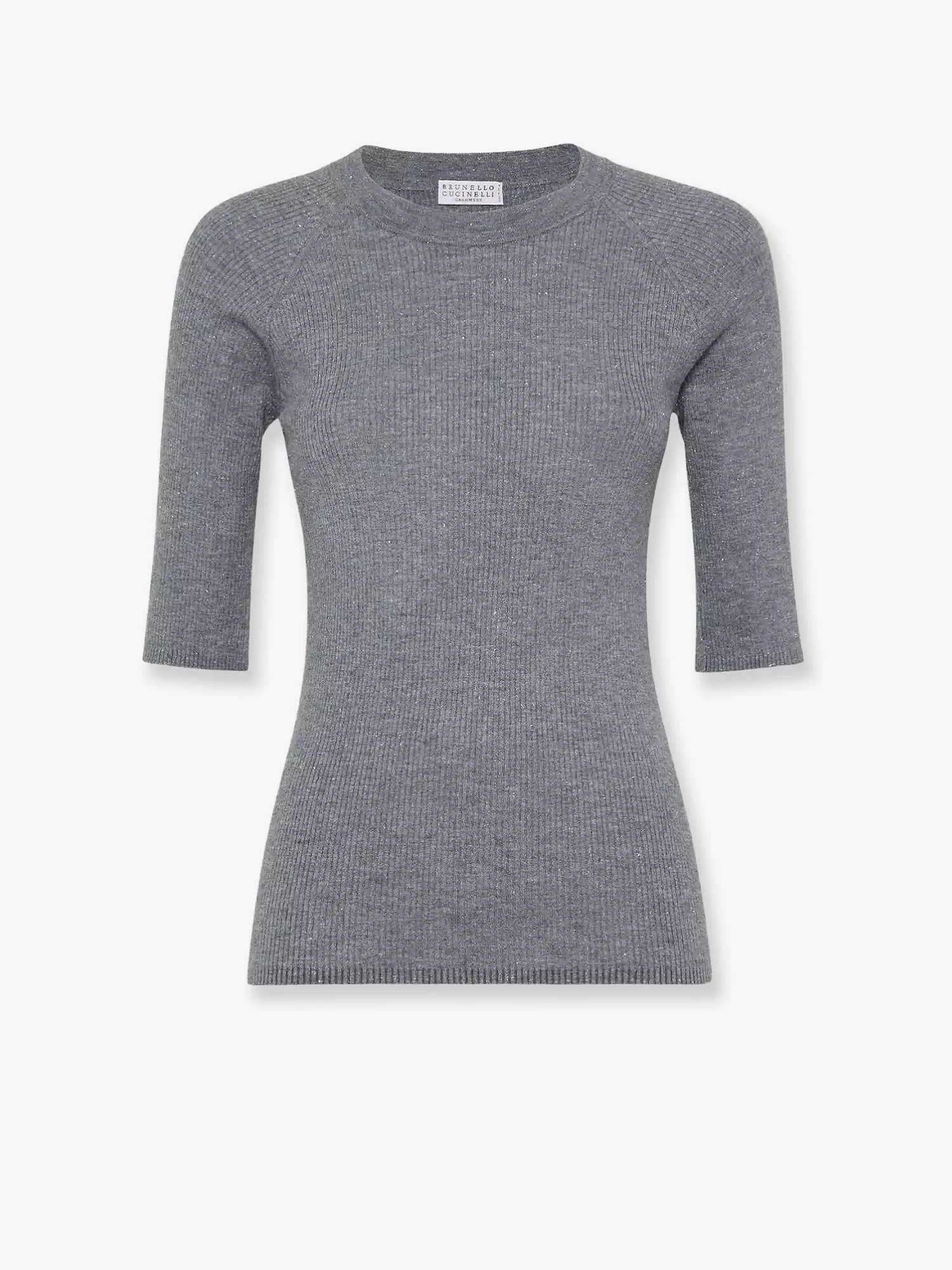 Sweater Cashmere Blend Lurex Grey sold by Lord & Taylor