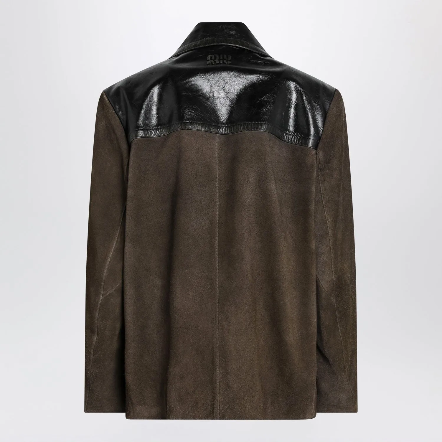 SUEDE LEATHER JACKET IN MUD COLOR sold by Lord & Taylor product image thumbnail 2