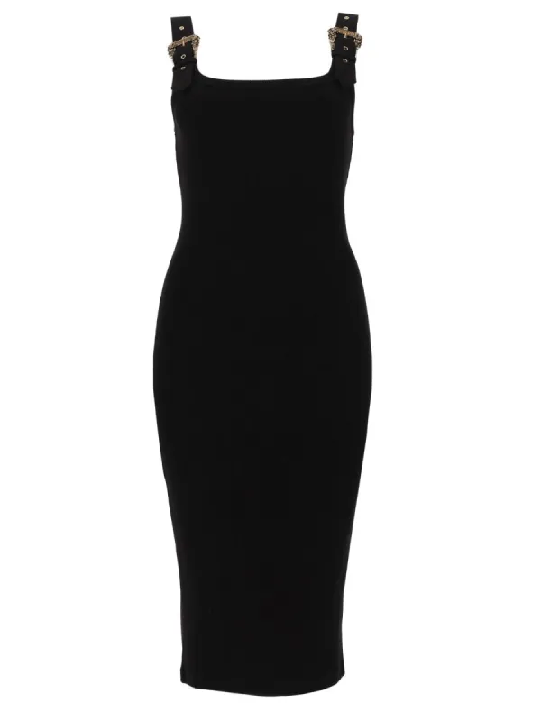 Sheath Dress Black made by Versace