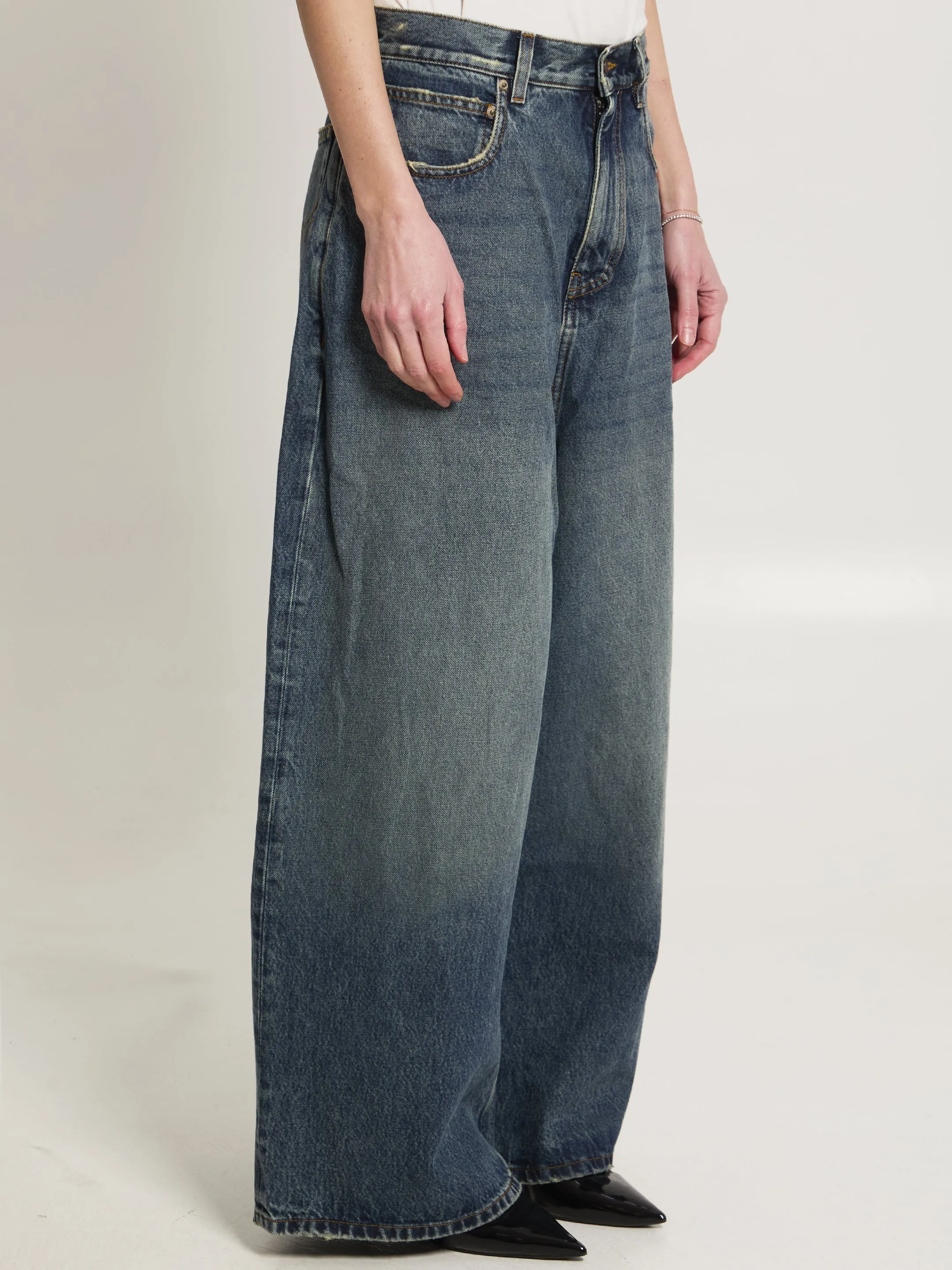 Low-rise baggy jeans sold by Lord & Taylor product image thumbnail 2