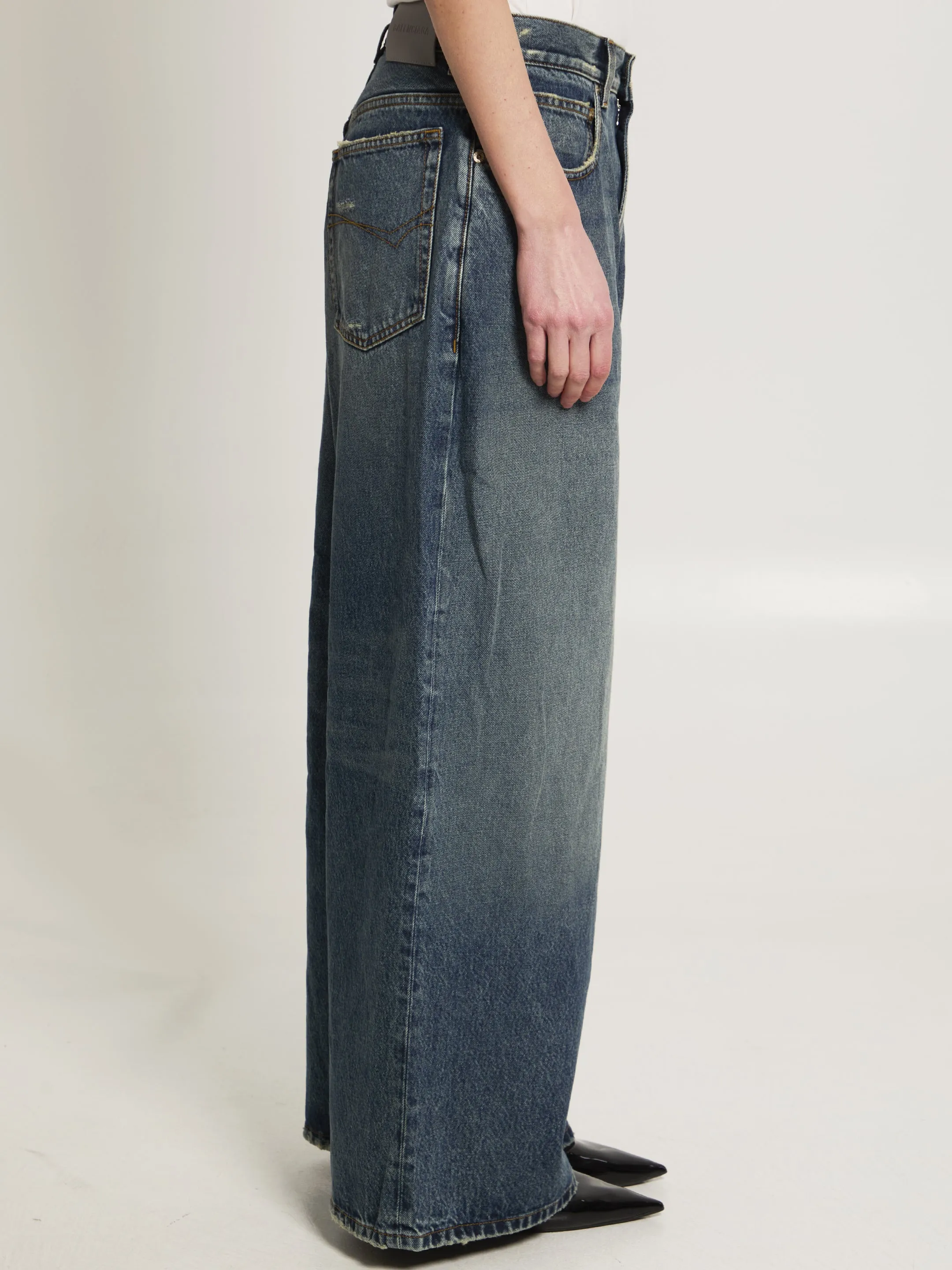Low-rise baggy jeans sold by Lord & Taylor product image thumbnail 3