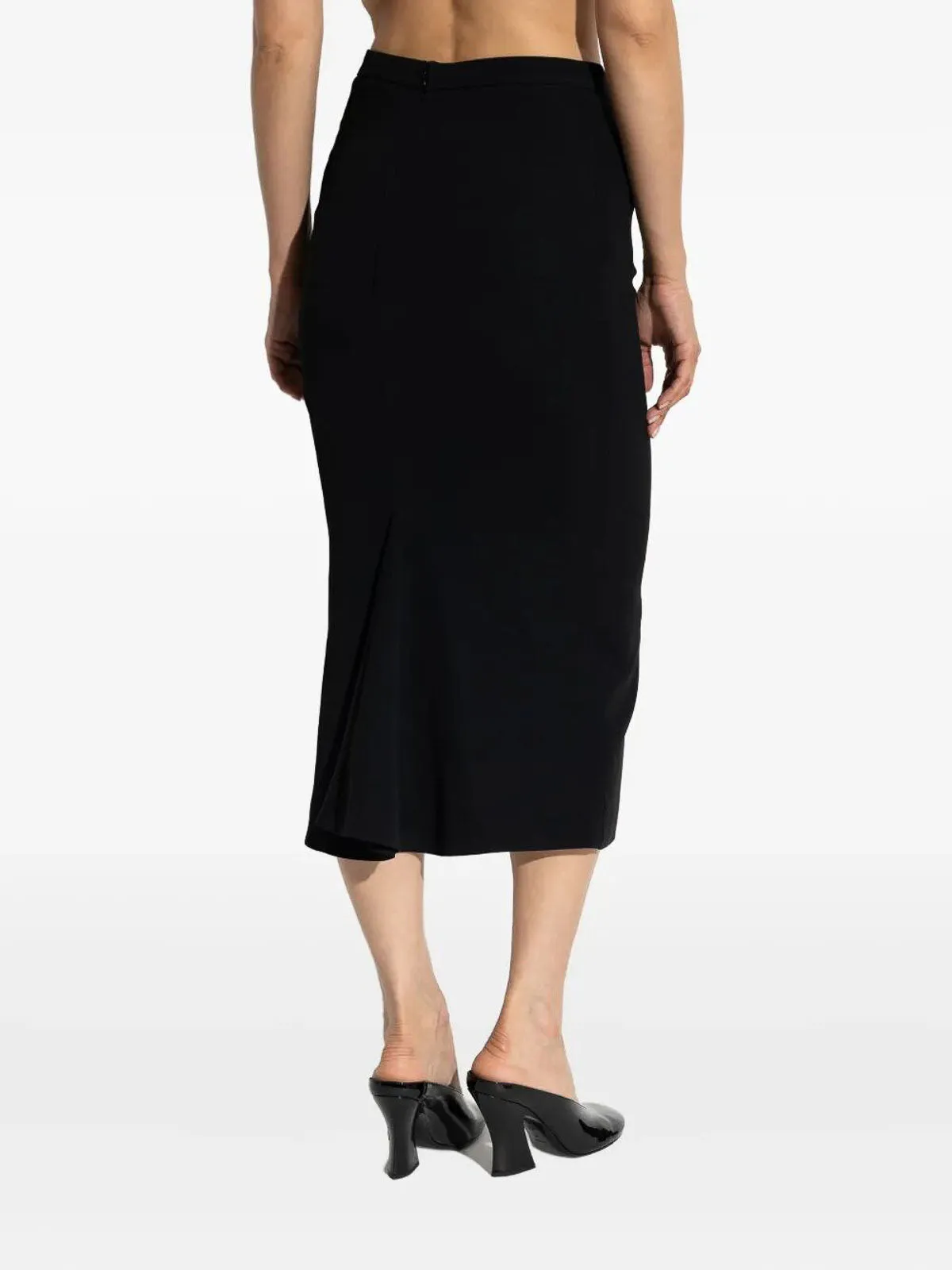 MIDI SKIRT WITH ZIP sold by Lord & Taylor product image thumbnail 3