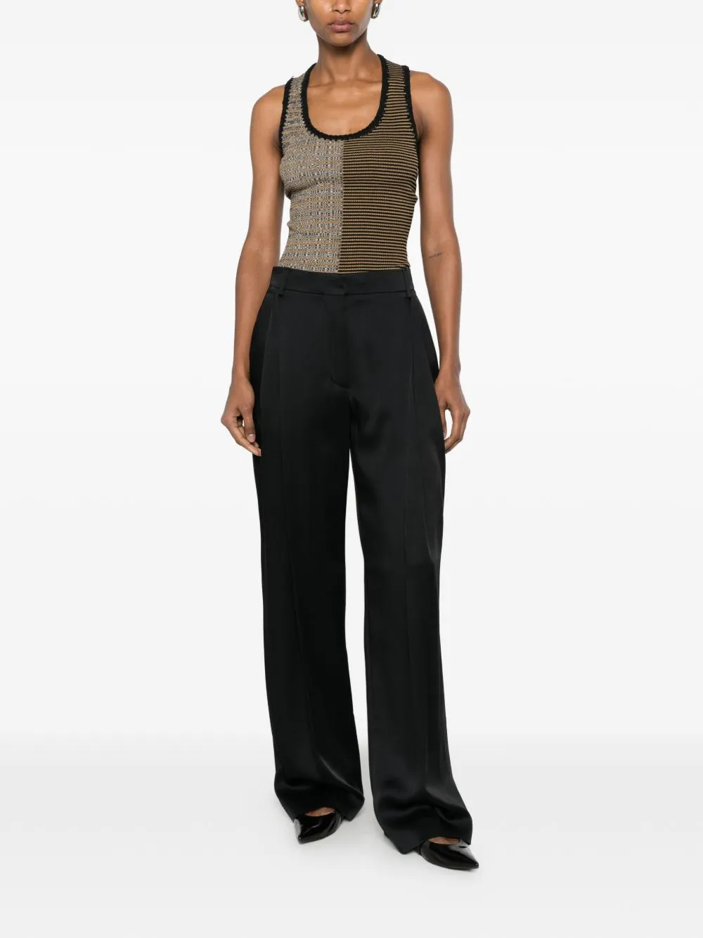PLEATED SATIN TROUSERS sold by Lord & Taylor product image thumbnail 2