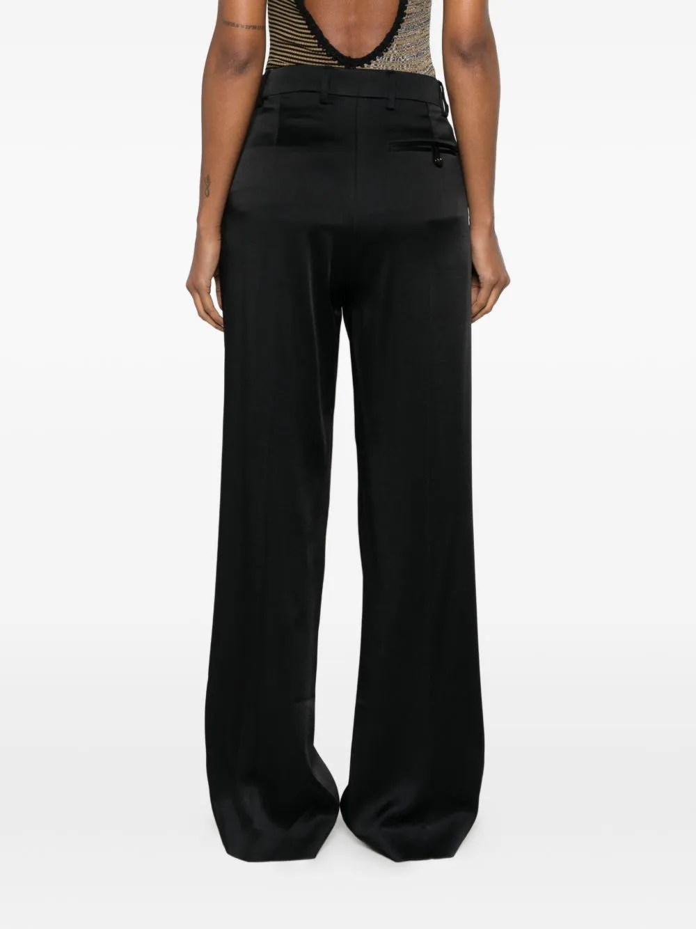 PLEATED SATIN TROUSERS sold by Lord & Taylor product image thumbnail 3