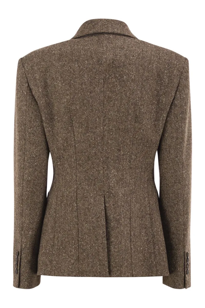 DOUBLE-BREASTED TAILORED WOOL BLEND BLAZER sold by Lord & Taylor product image thumbnail 2
