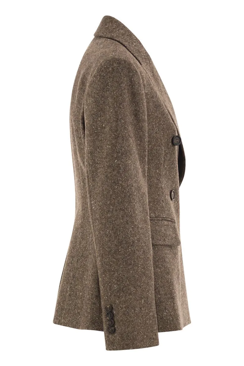 DOUBLE-BREASTED TAILORED WOOL BLEND BLAZER sold by Lord & Taylor product image thumbnail 3