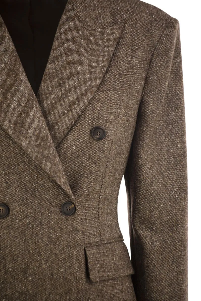 DOUBLE-BREASTED TAILORED WOOL BLEND BLAZER sold by Lord & Taylor product image thumbnail 4