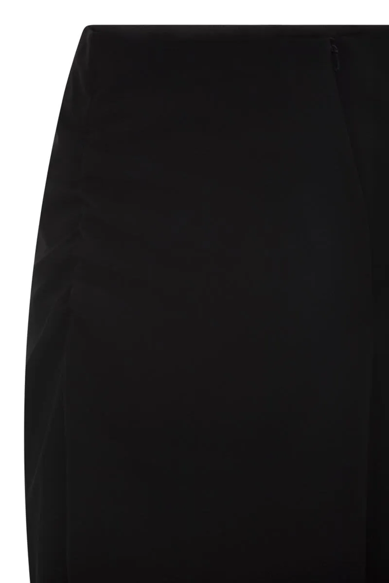 MSTQUIETE - DRAPED STRETCH MIDI PENCIL SKIRT sold by Lord & Taylor product image thumbnail 4