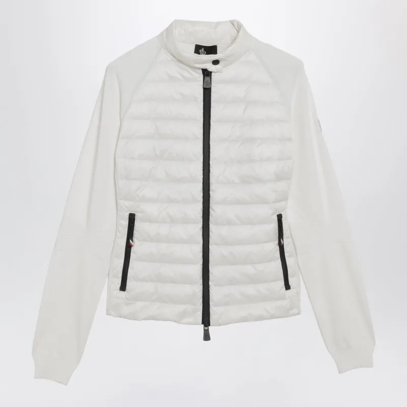 WHITE DOWN CARDIGAN made by Moncler