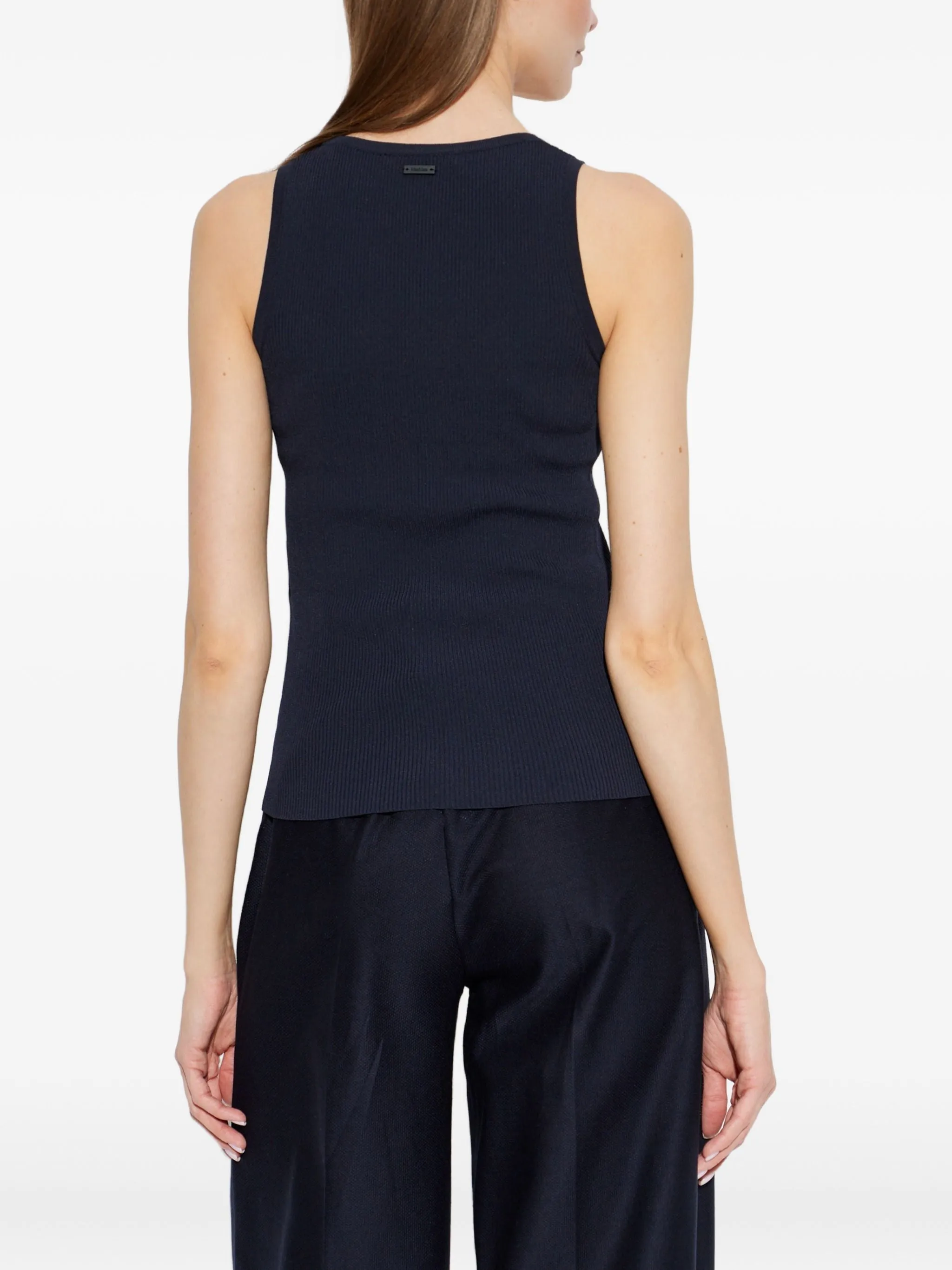 EDITTA RIBBED-KNIT TANK TOP sold by Lord & Taylor product image thumbnail 4