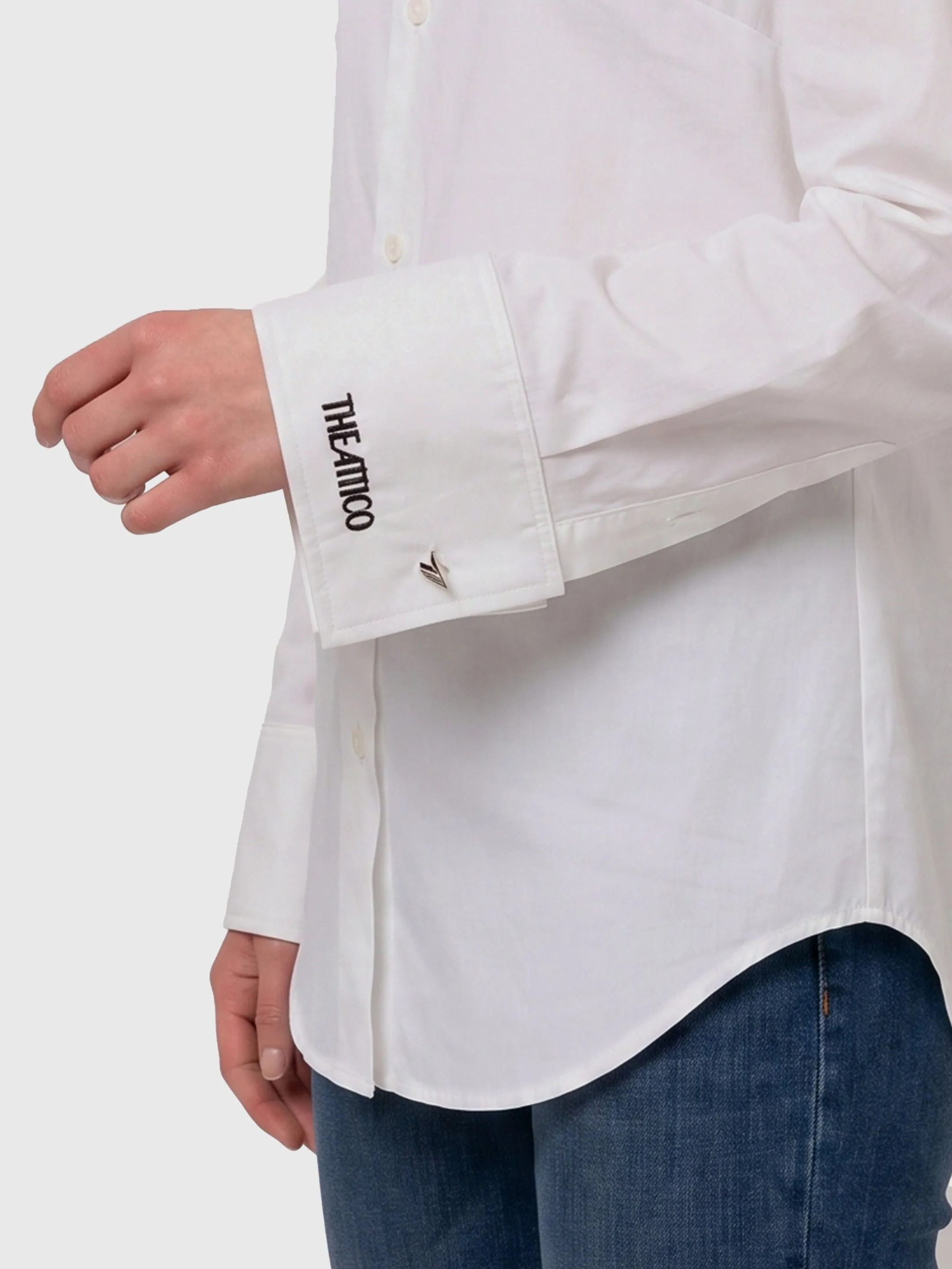 Cotton poplin shirt sold by Lord & Taylor product image thumbnail 3