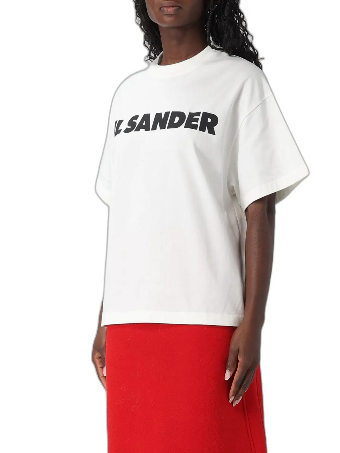 WHITE COTTON LOGO LETTERING T-SHIRTS POLOS sold by Lord & Taylor product image thumbnail 3