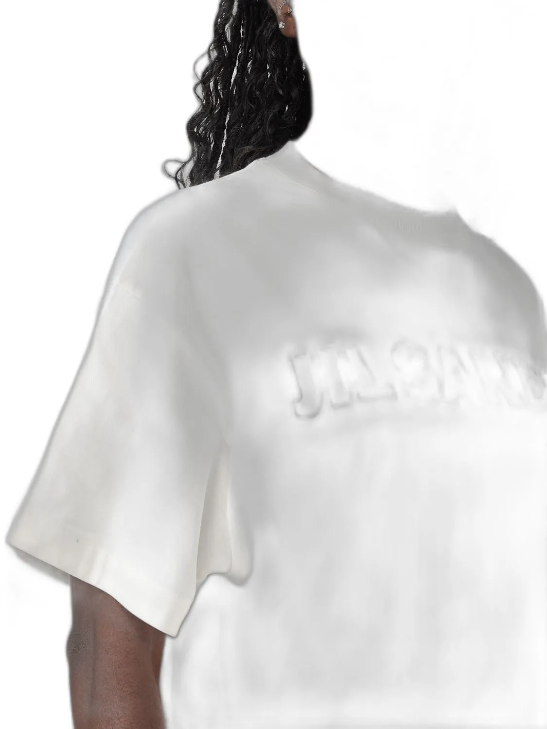 WHITE COTTON LOGO LETTERING T-SHIRTS POLOS sold by Lord & Taylor product image thumbnail 4