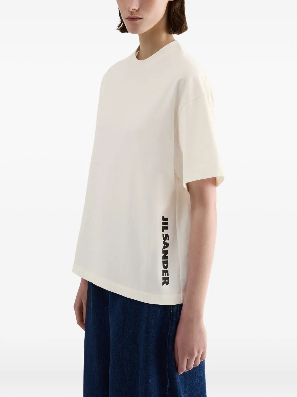 WHITE COTTON TEE SHIRT sold by Lord & Taylor product image thumbnail 2
