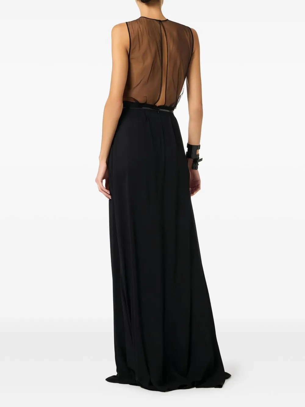 BLACK SILK DRESS sold by Lord & Taylor product image thumbnail 4