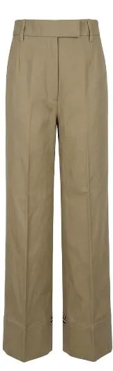 KHAKI WOOL TROUSERS sold by Lord & Taylor