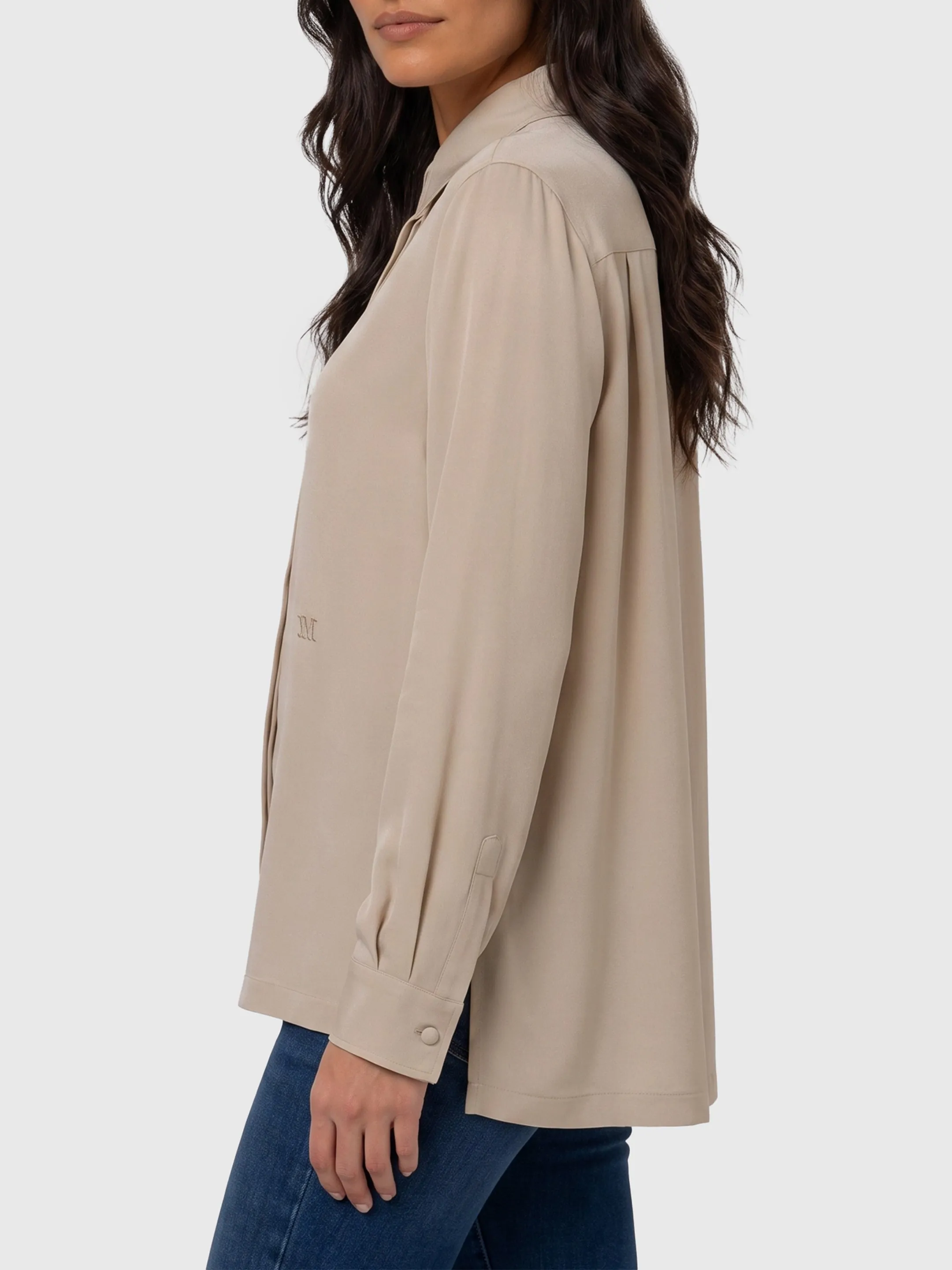 Geranium silk shirt sold by Lord & Taylor product image thumbnail 3