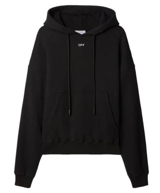 BLACK COTTON KNIT SWEATER made by Off-White