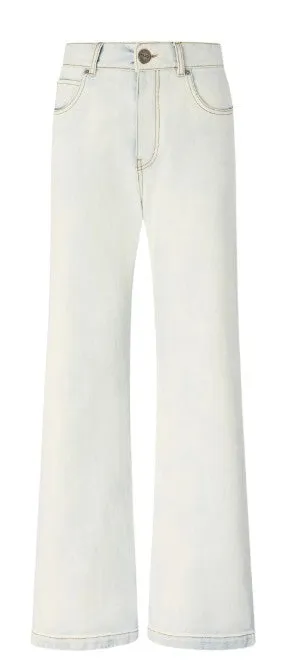 BLEACH BLUE COTTON TROUSERS sold by Lord & Taylor