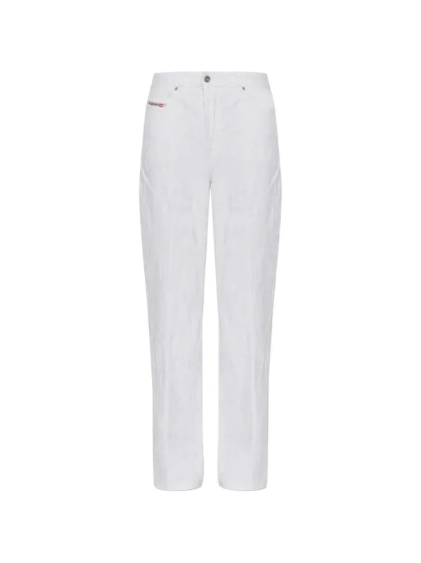 WHITE COTTON TROUSERS made by Diesel