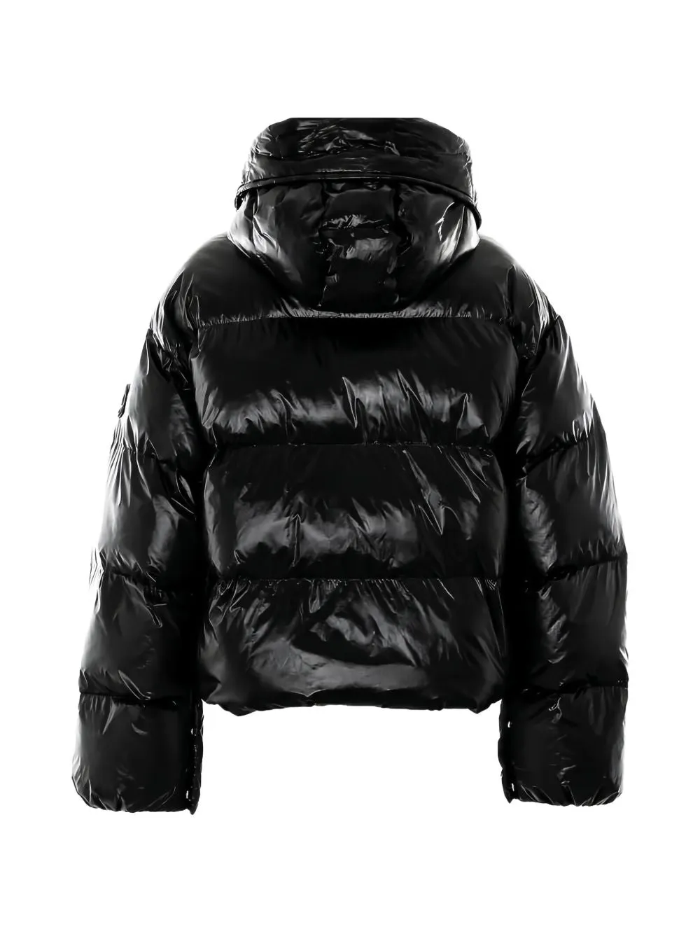 BLACK POLYAMIDE LONG COAT sold by Lord & Taylor product image thumbnail 4