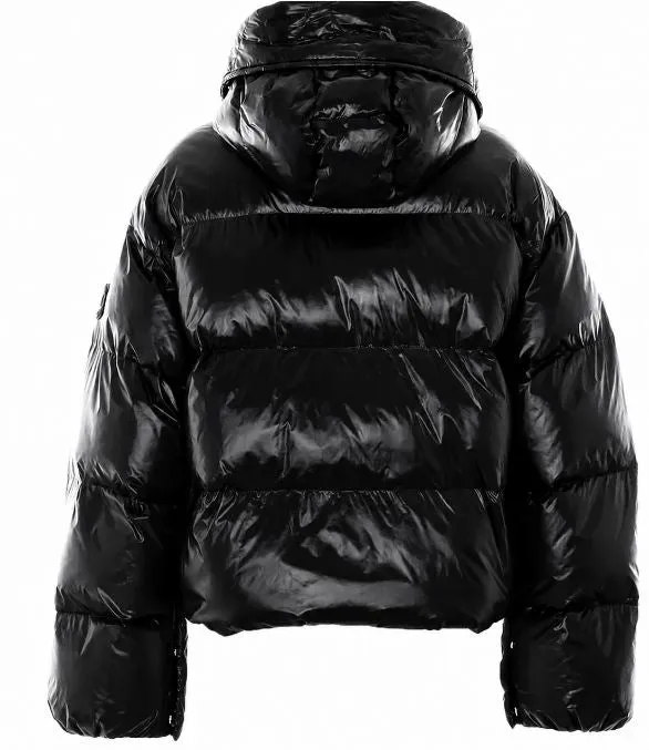 BLACK POLYAMIDE LONG COAT sold by Lord & Taylor product image thumbnail 2