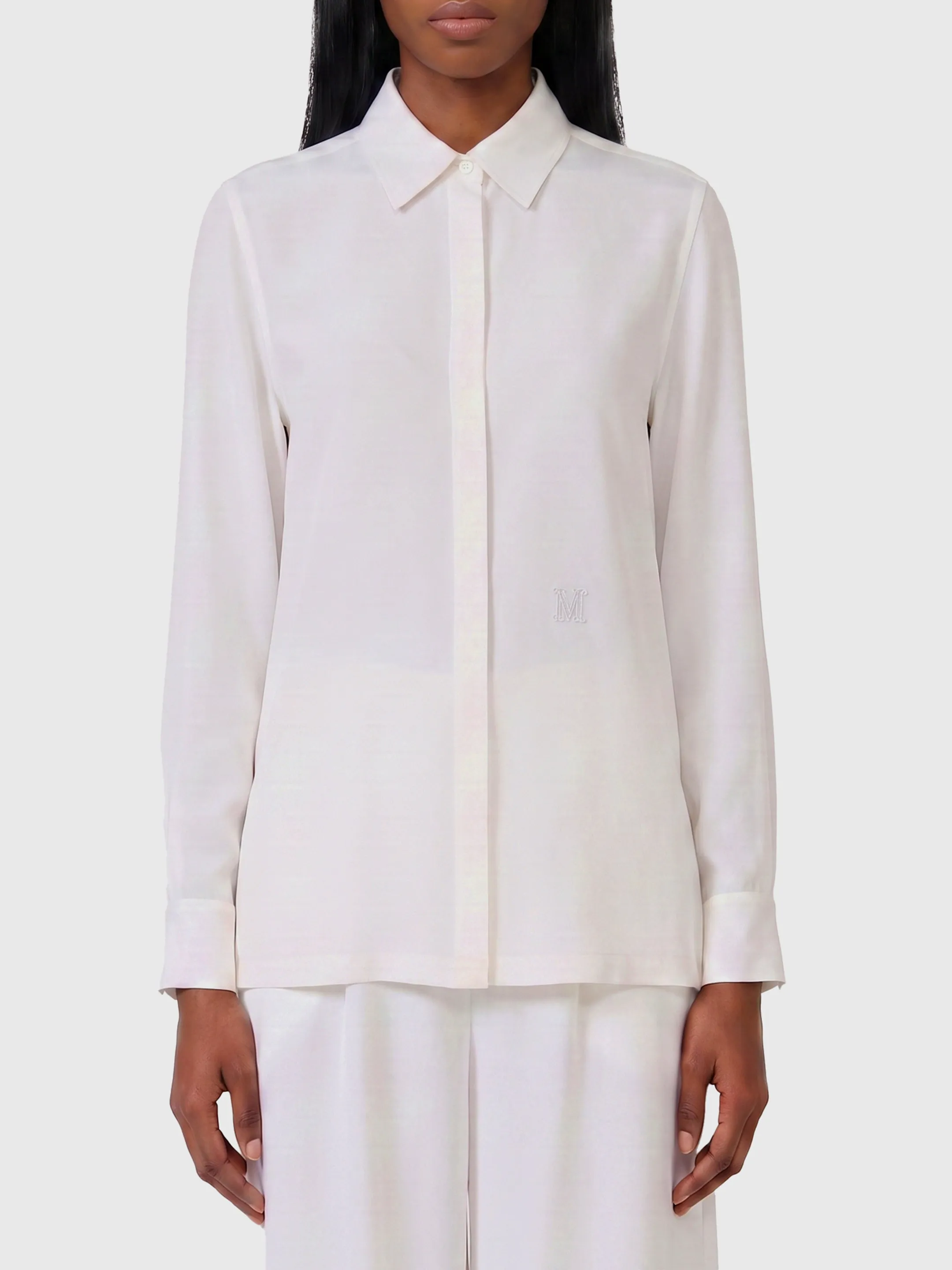 Geranium silk shirt sold by Lord & Taylor