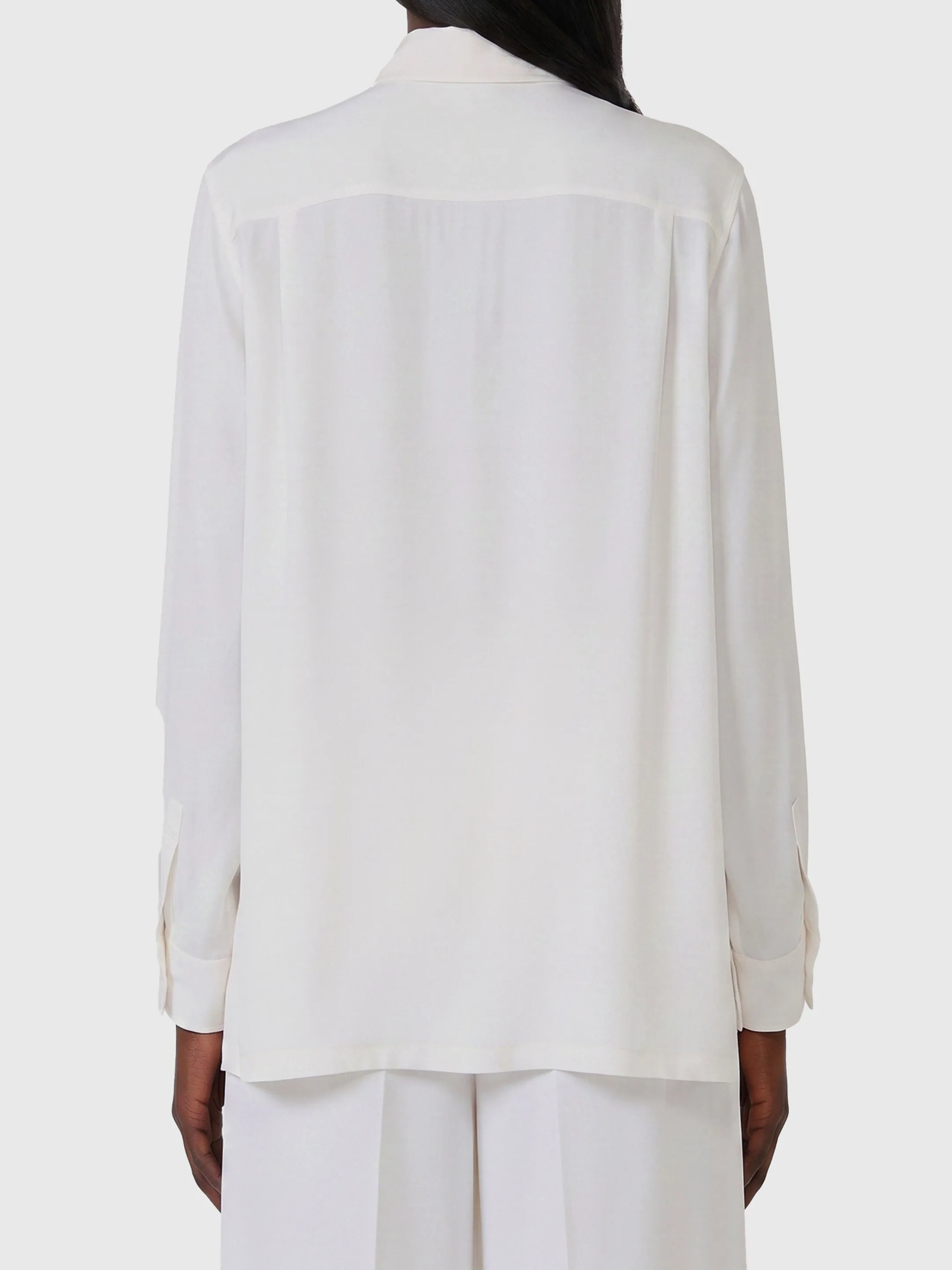 Geranium silk shirt sold by Lord & Taylor product image thumbnail 3