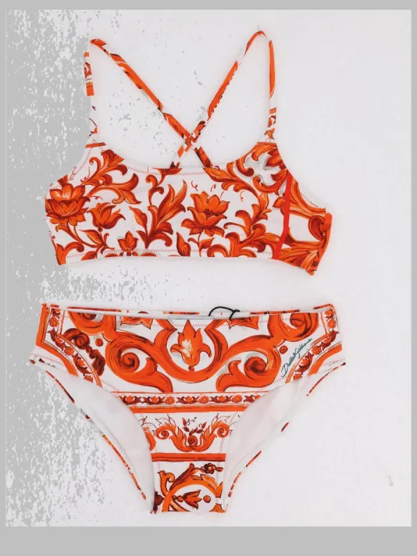 BIKINI TOP + BOTTOMS made by Dolce & Gabanna
