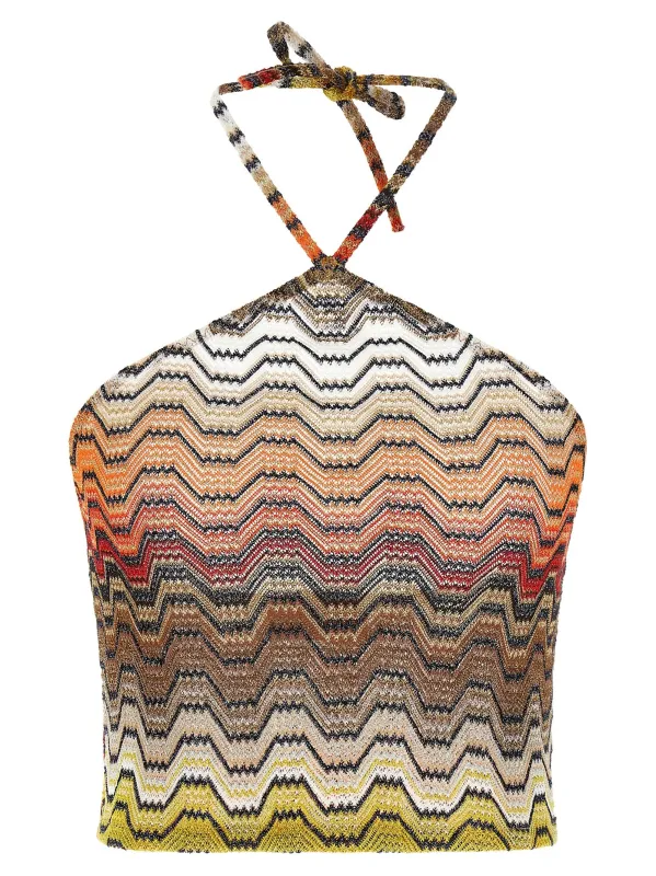 Greek pattern top made by Missoni