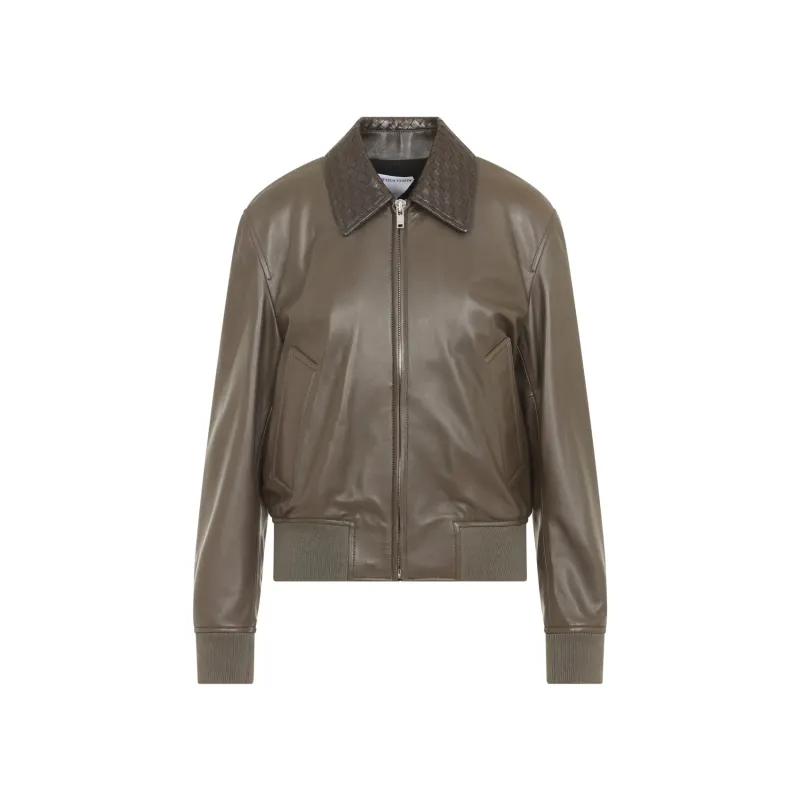 LEATHER JACKET made by Bottega Veneta
