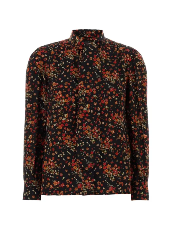 FLORAL LONG-SLEEVE SHIRT made by Gucci