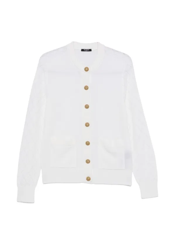 WOOL CARDIGAN made by Balmain
