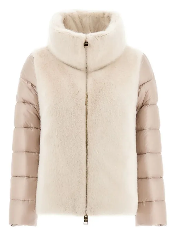 QUILTED HIGH COLLAR made by Herno