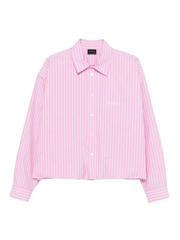 STRIPED COTTON SHIRT made by Balenciaga