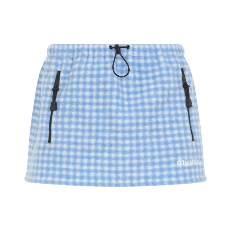 PRINTED PILE MINI SKIRT made by Miu Miu