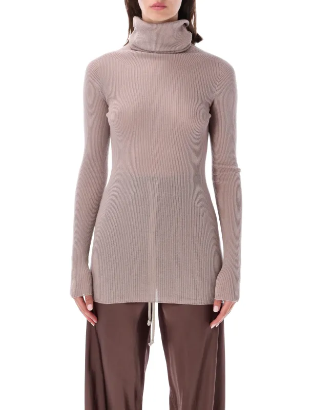 RICK OWENS RIBBED KNIT TUBE TOP made by Rick Owens