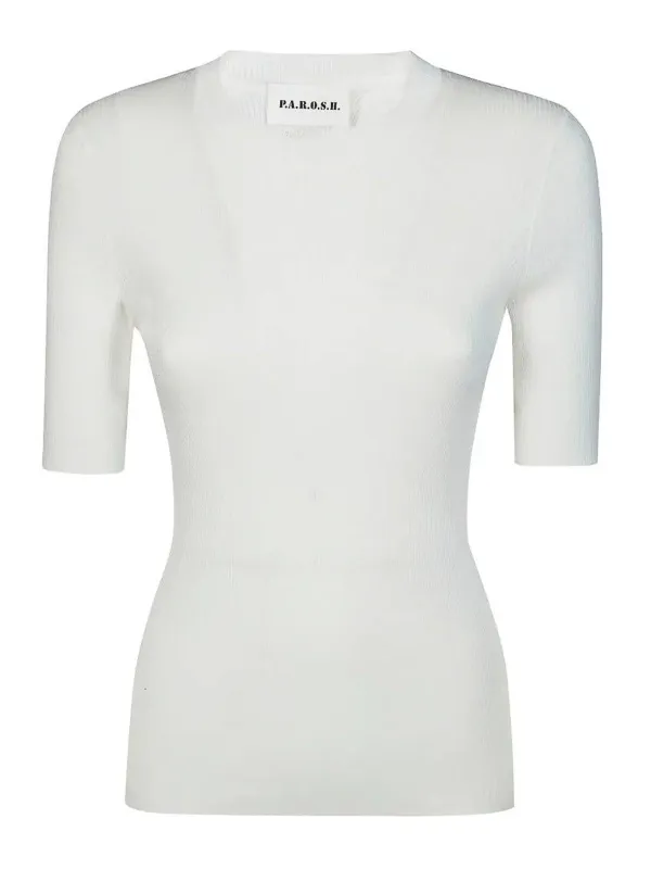 SHORT SLEEVE SWEATER made by P.A.R.O.S.H.