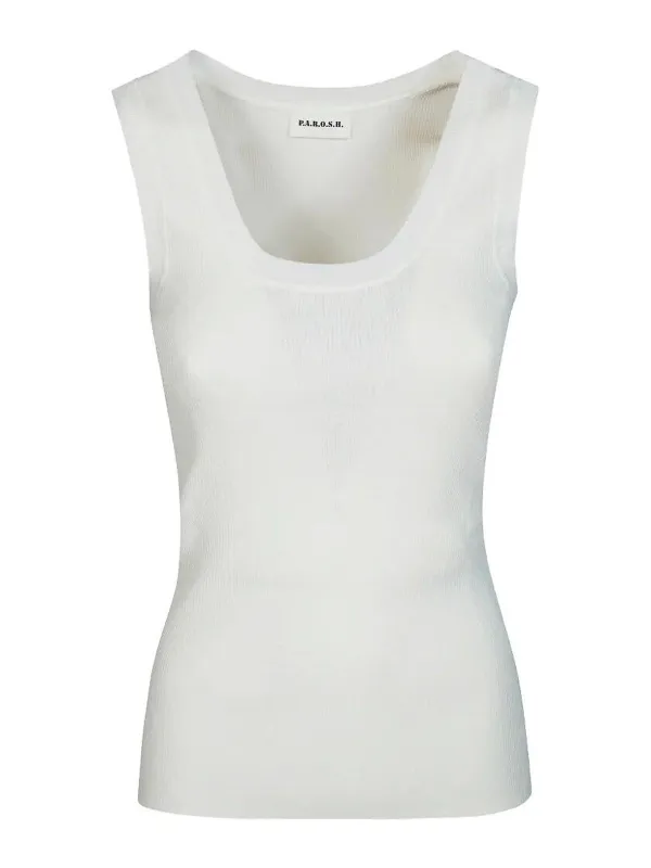 SLEEVELESS SWEATER made by P.A.R.O.S.H.