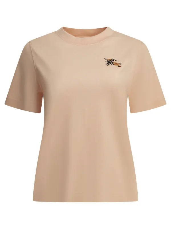 "KNIGHT CHECK" CREW-NECK T-SHIRT made by Burberry