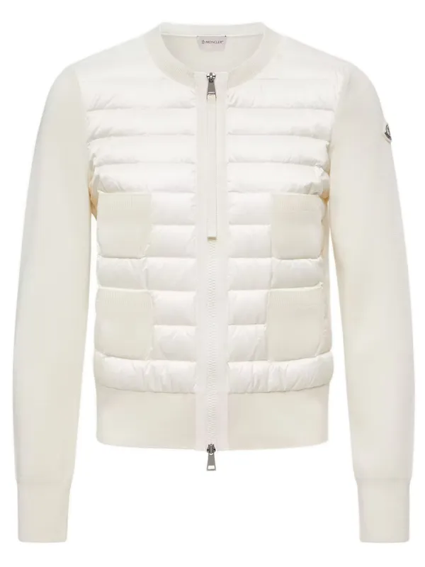 WOOL AND NYLON PADDED CARDIGAN made by Moncler