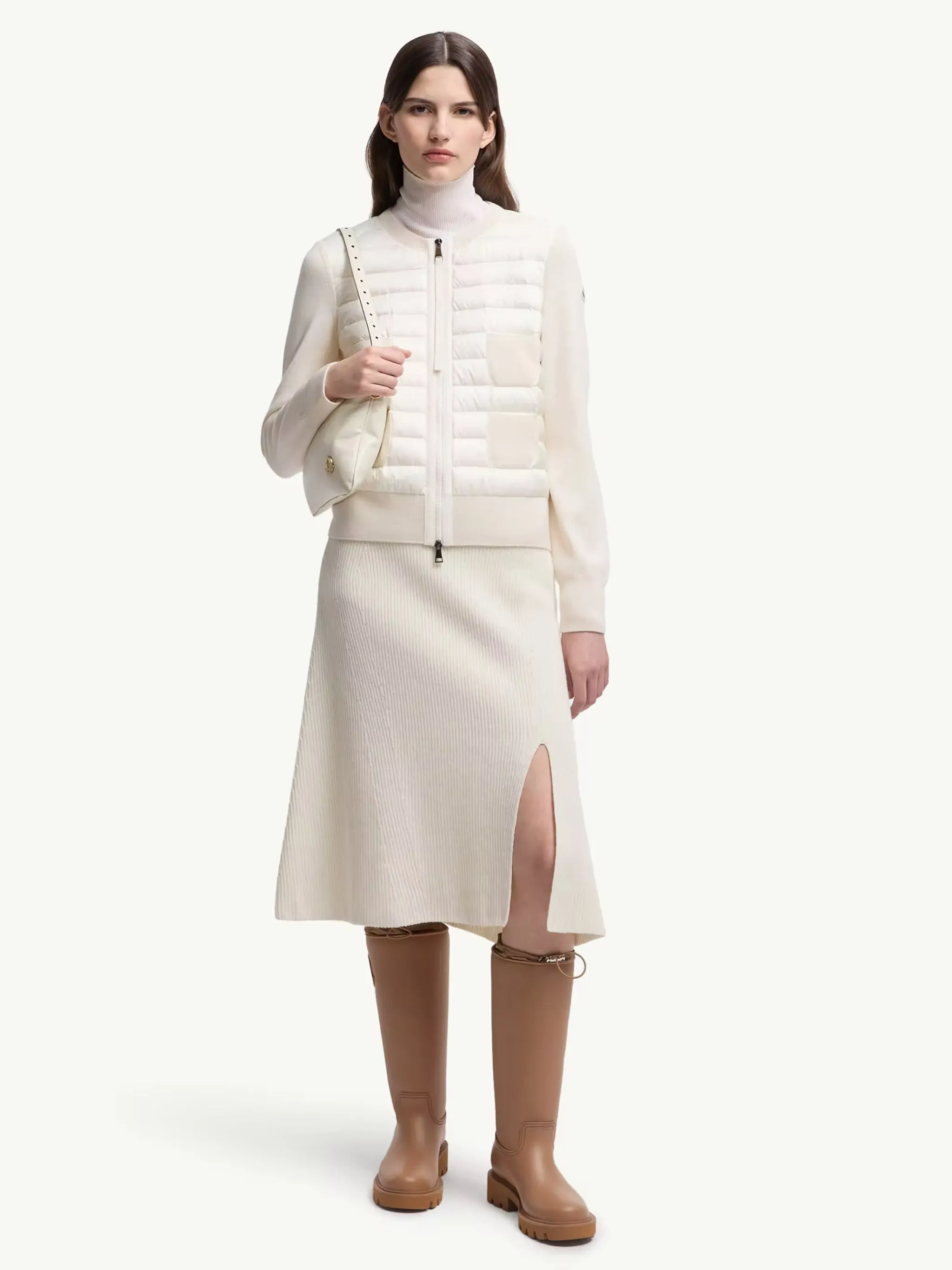 WOOL AND NYLON PADDED CARDIGAN sold by Lord & Taylor product image thumbnail 2
