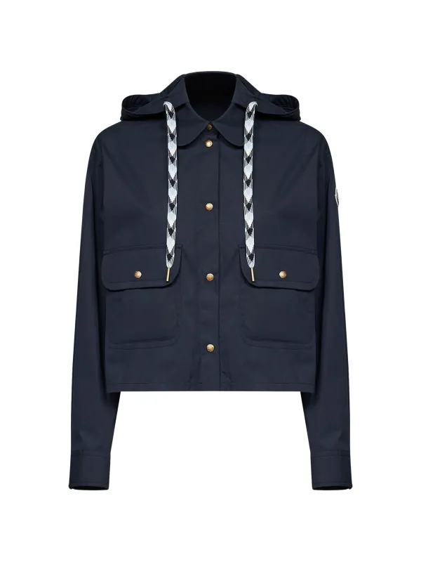 HOODED BOXY-CUT SHIRT made by Moncler