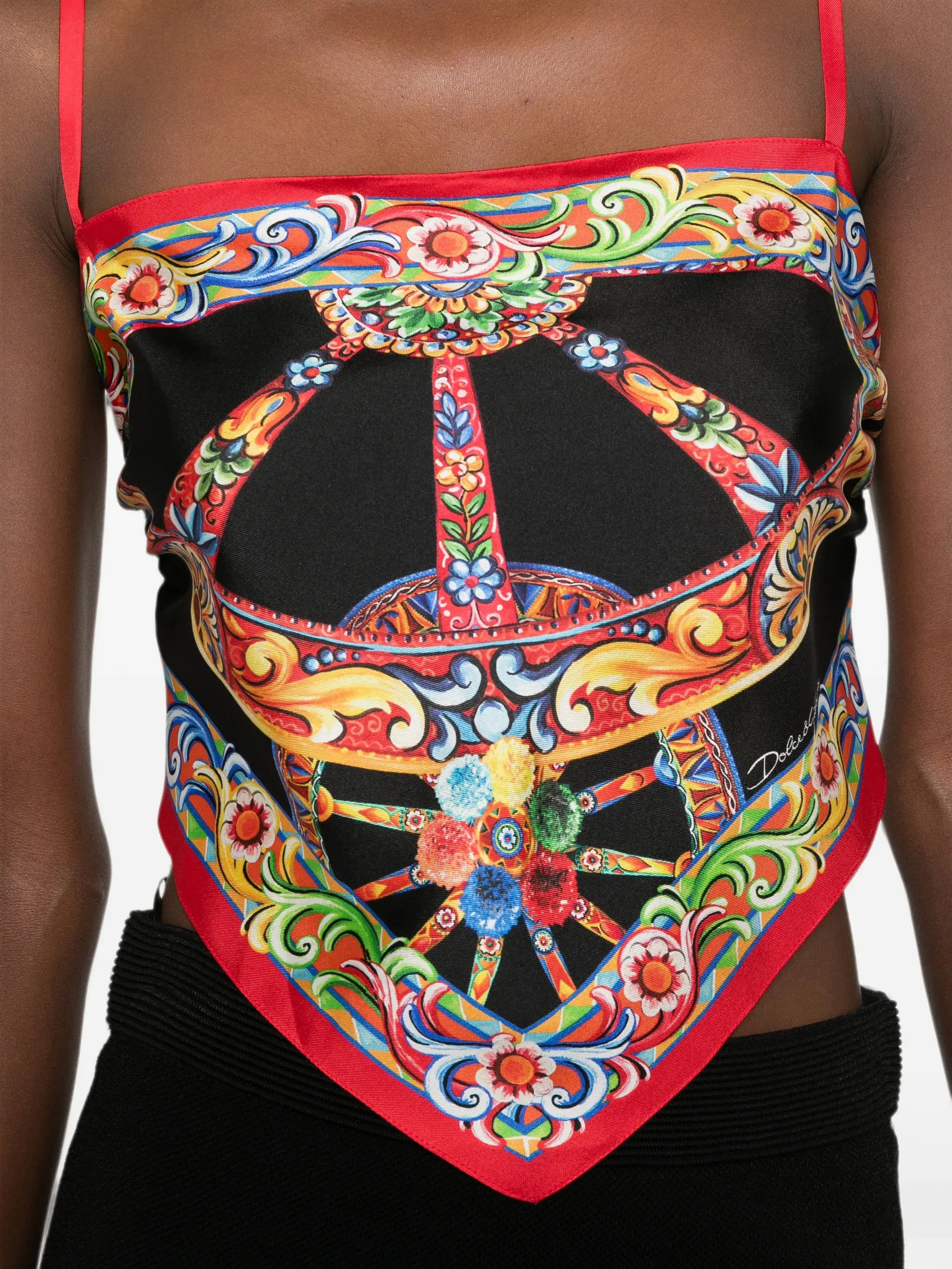 CARRETTO-PRINT TWILL TOP sold by Lord & Taylor product image thumbnail 5