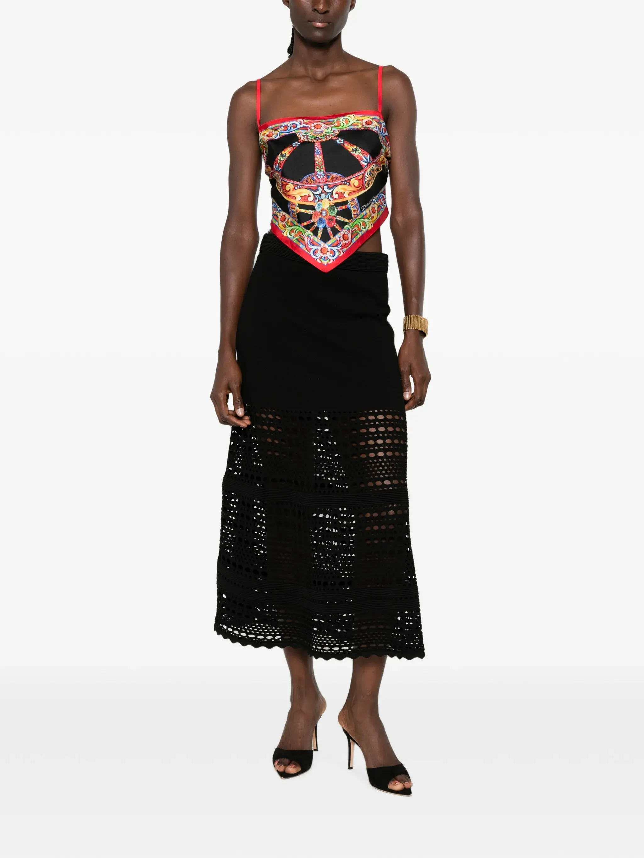 CARRETTO-PRINT TWILL TOP sold by Lord & Taylor product image thumbnail 2