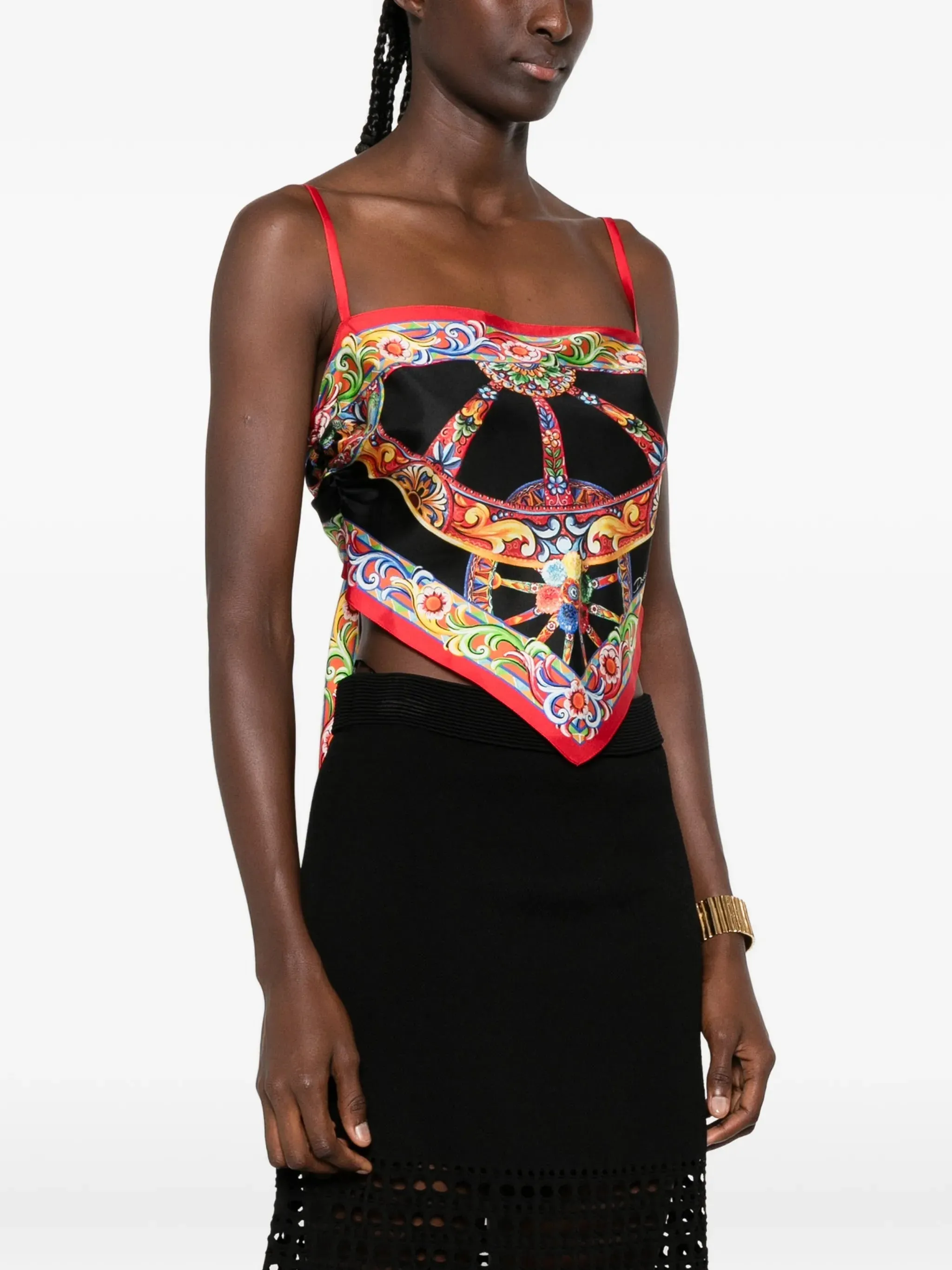 CARRETTO-PRINT TWILL TOP sold by Lord & Taylor product image thumbnail 3