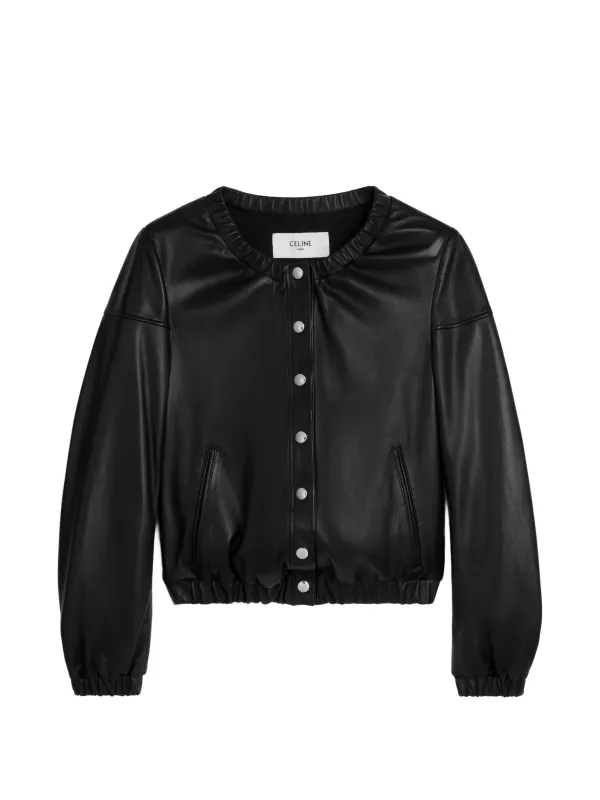 LAMBSKIN CALF LEATHER JACKET made by Celine