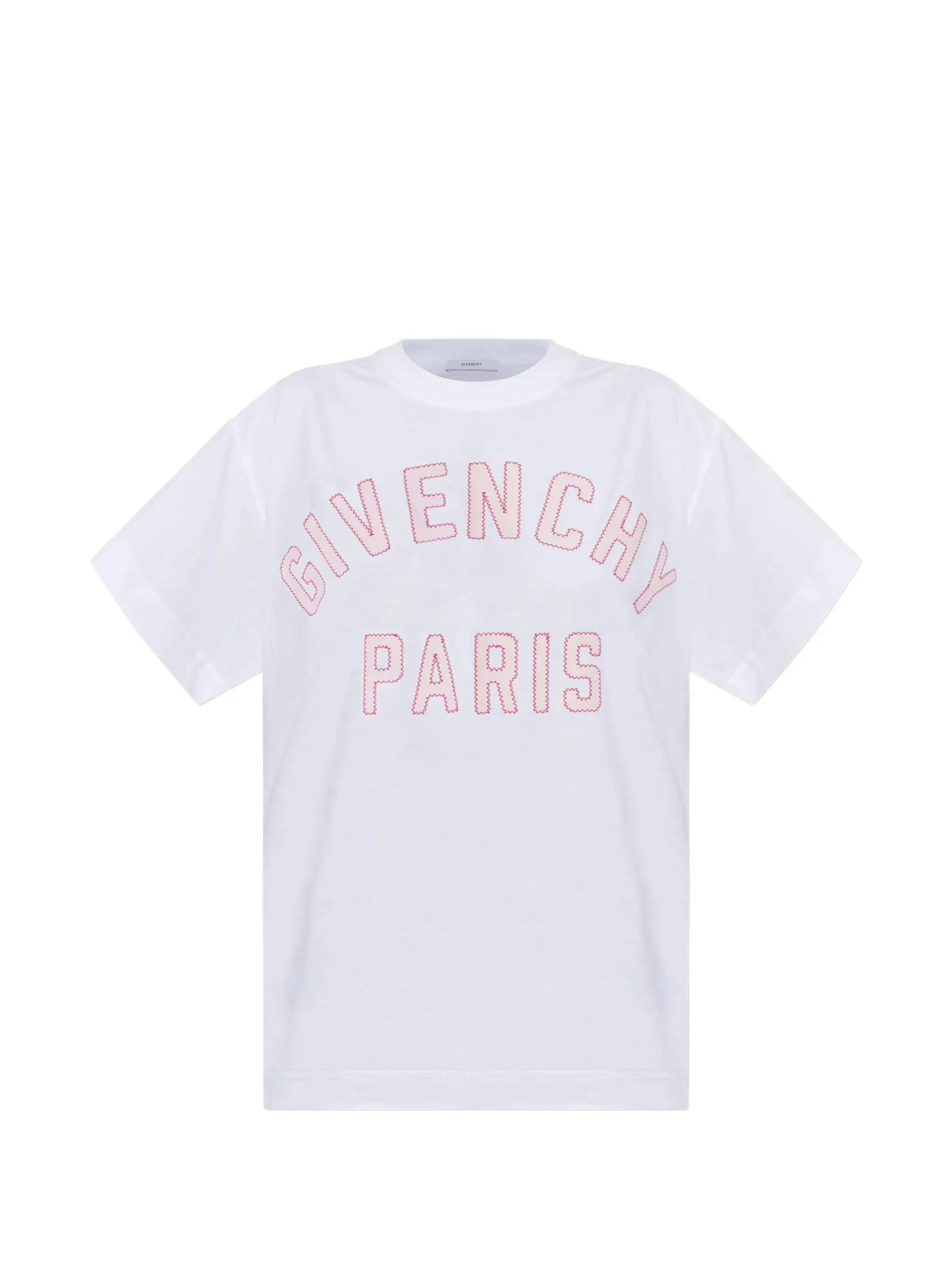 T-SHIRT IN COTTON WITH GIVENCHY PARIS EMBROIDERY sold by Lord & Taylor