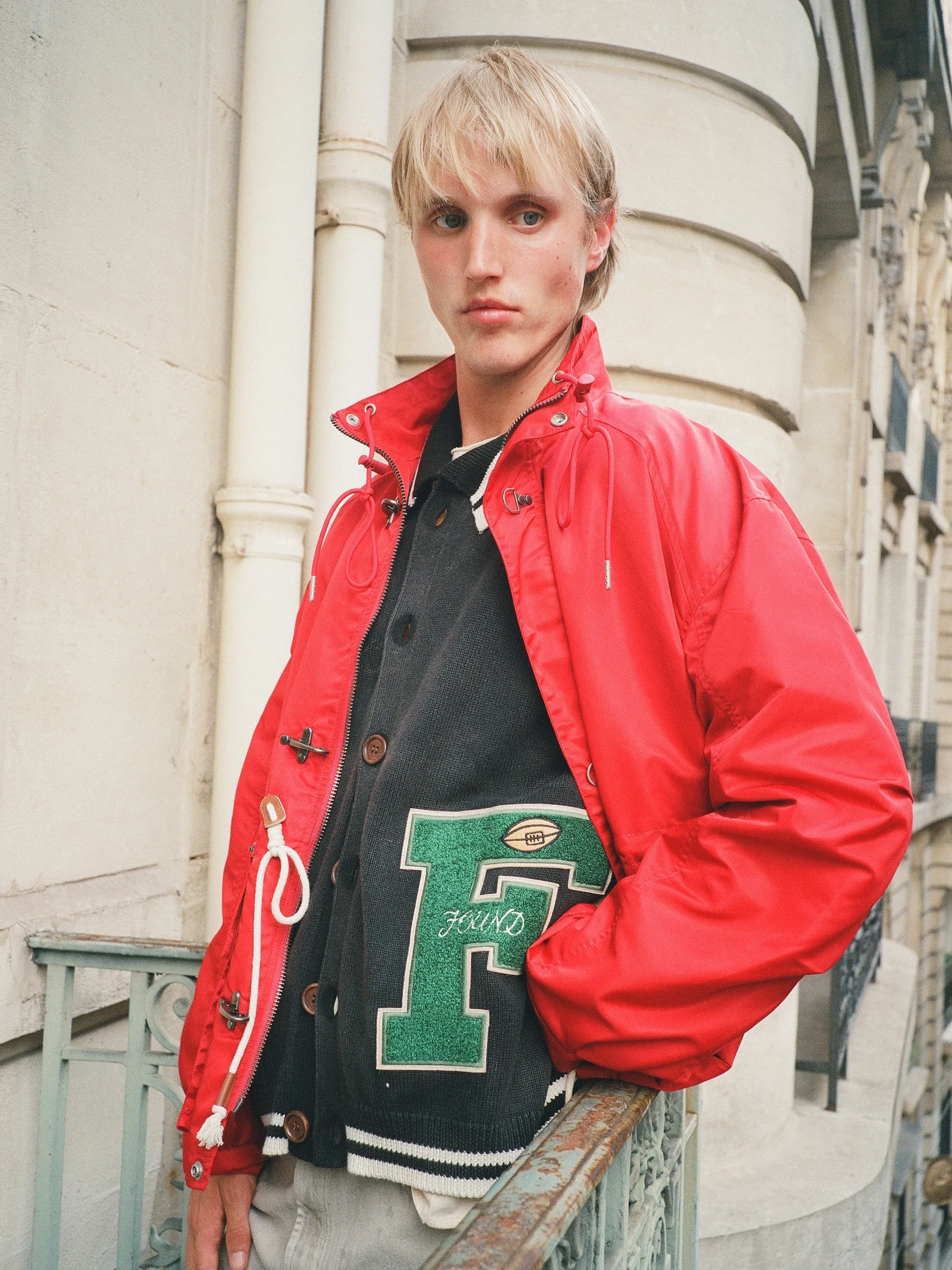 VARSITY PATCH COLLARED CARDIGAN sold by Lord & Taylor product image thumbnail 5